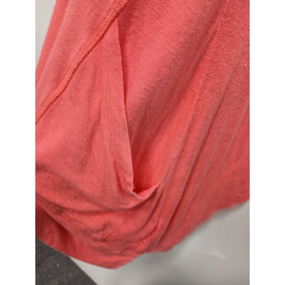 LOGO Lori Goldstein Womens Lagenlook Tunic Top Medium Pink Sleeveless Button Up - Picture 3 of 7